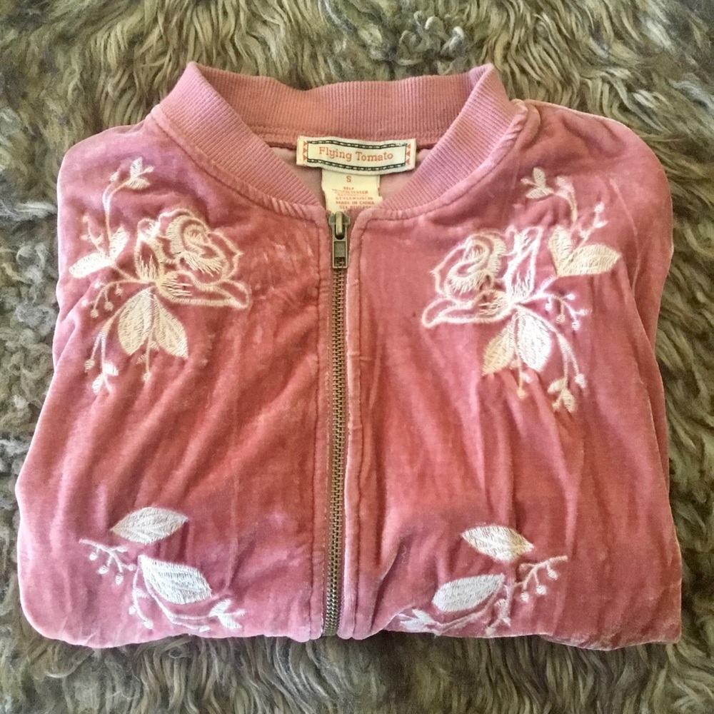Velvet Bomber Jacket